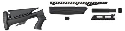 Benelli M4 Raven Deluxe Stock And Forend Package Fits Benelli M4 Shotguns with 18.5 Inch Barrel Does Not Fit Benelli M4 NFA Versions - 14.5 Inch Barrel - Black