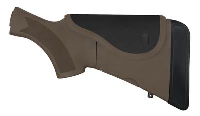 Akita Adjustable Stock For Remington 870 12 Gauge Flat Dark Earth With Black Cheekrest and Recoil Pad