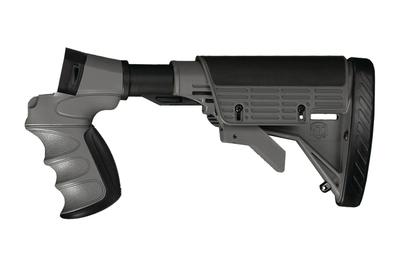 Talon Tactical Shotgun Stock With Scorpion Buttpad and Recoil Grip Most 12 Gauge Mossberg 500/535/590/835 And Maverick 88 Destroyer Gray