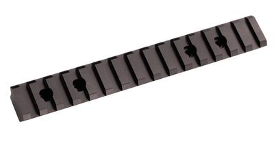 Six Inch Ruger Mini-14/Mini-Thirty Aluminum Bottom Picatinny Rail Black
