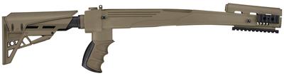 Strikeforce Adjustable Side-Folding TactLite Stock For Most SKS Rifles Flat Dark Earth