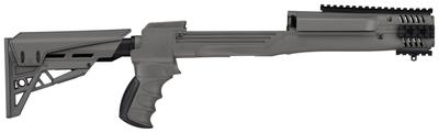Ruger Mini-Thirty Strikeforce Six-Position Adjustable Side-Folding TactLite Stock With Scorpion Recoil System Destroyer Gray
