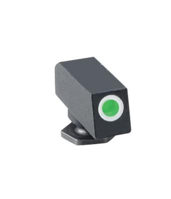 Front Tritium Night Sight For All Glock Green With White Outline .165 Height .140 Width