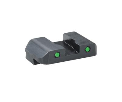 Pro Operator 2-Dot Rear Night Sight Green Tritium With Black Outlines Glock 17-39