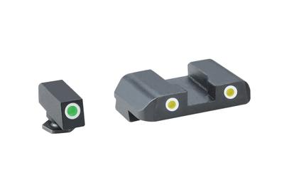 Pro Series Night Sight Set Green Front Yellow Rear Glock 17/39
