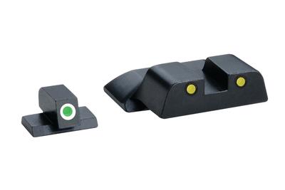 Pro Operator Night Sight Set Front Green With White Outline/Rear Yellow With Black Outline S&W M&P (not Shield)