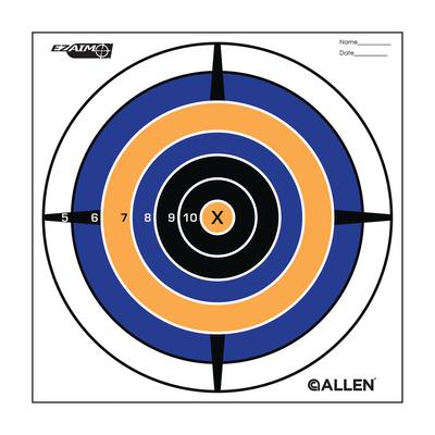 EZ Aim Bullseye Targets 8x8 Inch Twelve Per Package