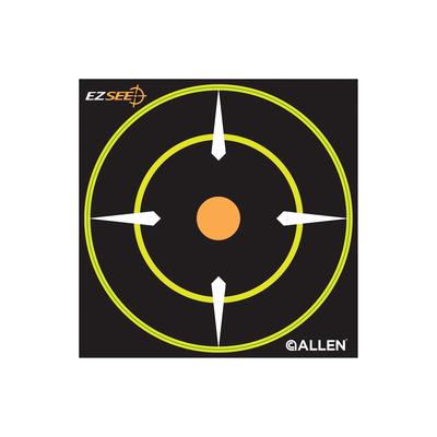 EZ See Bullseye 6x6 Inch Five Per Package