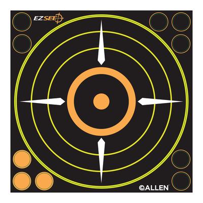 EZ See Bullseye 8.5x8.5 Inch Six Per Package