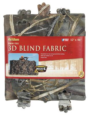 Omni-Tex Die-Cut Leaf Pattern Blind Fabric Realtree Max-4 Camouflage 56 Inches x 12 Feet
