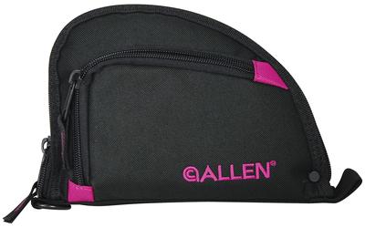 Auto-Fit Compact One Pocket Allen Handgun Case 7 Inch Black/Orchid