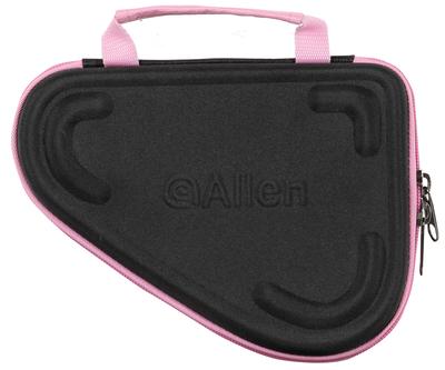 Molded Compact Pistol Case 8.5 Inch Black With Pink Trim