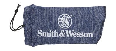 S&W Logo Handgun Sock 12 Inch Blue/Gray