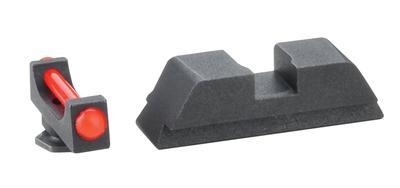 Target Competition Set For Glock 17-39 .115 Front Red Fiber .150 Rear Notch