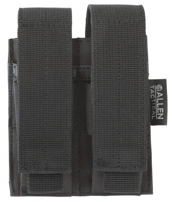 MOLLE Rig Double Handgun Mag Pouch Fits .380-.45 ACP Black