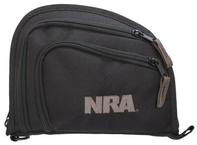 Auto-Fit 2-Pocket Handgun Case Measures 9.5x7.25 Inches Black/Gray