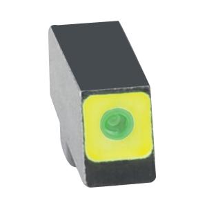 Front Tritium Night Sight For All Glock Green With LimeGreenLumi Outline .165 Height .123 Width