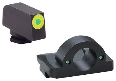 Ghost Ring and U-RAP Night Sights For Glock 20/21 Green Front/Lumi Outline Green Rear