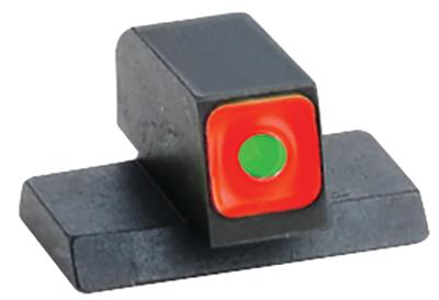 Front Tritium Night Sight For S&W M&P/Shield Green With Orange Square Outline .230 Height .140 Width