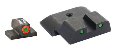 Spartan Tactical Tritium Night Sight Set For S&W M&P (except Pro and Shield) Orange/Green