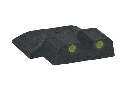 Rear Tritium Night Sights S&W M&P Yellow Tritium With White Outlines