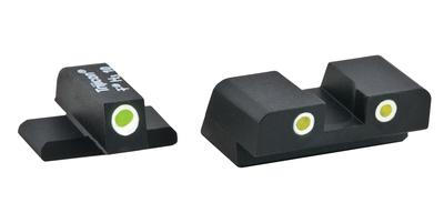 Classic Tritium 3-Dot Night Sights For Springfield XD/XDM Green Front Yellow Rear