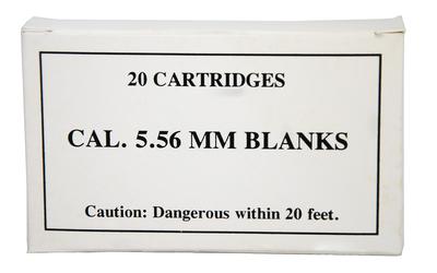 5.56mm/.223 Remington Blank M200 5.56mm/.223 Remington 20 Rounds Per Box