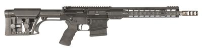 AR-10 3-Gun 7.62x51/.308 13.5 Inch Barrel with Turnable Brake Pinned for a Total 16 Inches Adjustable Stock Black 10 Round California Compliant