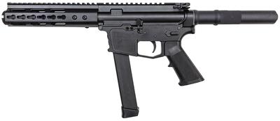 Mil-Sport Pistol 9mm 5.5 Inch Barrel Key Mod Rail Black 17 Round