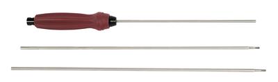 Tipton Premium Stainless Steel 3 Piece Cleaning Rod .22 Caliber and Up .205 Inch Diameter 40 Inch Usable Length