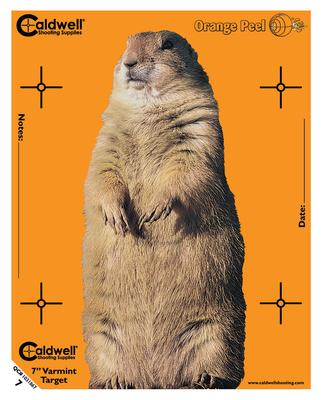 Caldwell Orange Peel Flake Off Vermin Targets 7 Inch 10 Per Package