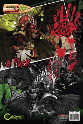 ZTR Zombie Flake Off Targets Vulture 12x18 Inch 8 Per Package