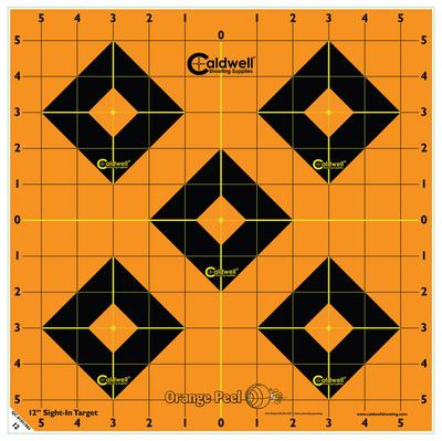 Caldwell Orange Peel Flake Off Sight-In Targets 12 Inch 100 Per Package