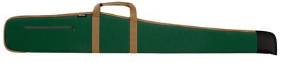 Deluxe Shotgun Cases Green with Camel Trim 52 Inch