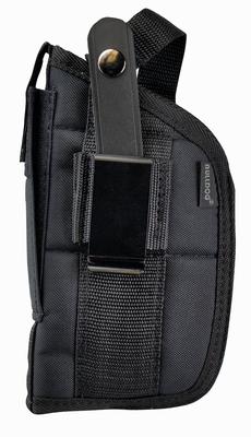 Extreme Belt Holster For Mini Semi Auto 2.5-3.75 Inch Barrel and Laser or Tactical Light Black