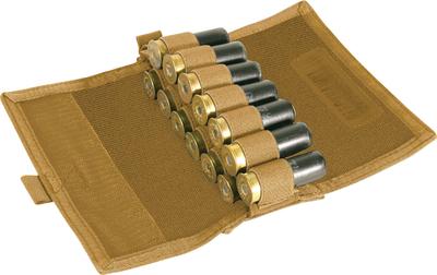 S.T.R.I.K.E. Shotgun Ammo Pouch Holds 18 Rounds MOLLE Mount 500D Ripstop Coyote Tan