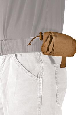 Folding Dump Pouch Belt Mounted  Coyote Tan