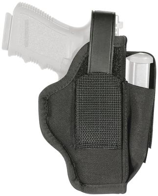 Ambidextrous Multi-Use Holster With Magazine Pouch Black For 4.5-5 Inch Barrel Large Autos