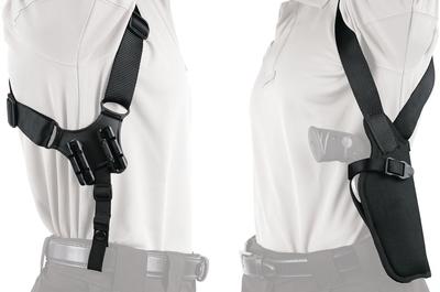 Vertical Shoulder Holster Black Right Hand For 7-8.5 Inch Barrel Medium and Large Double Action Revolvers and 6-7.5 Inch Barrel Single Action Revolvers