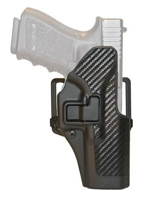 CQC Carbon Fiber Serpa Active Retention Holster Textured Black Right Hand For Walther P99