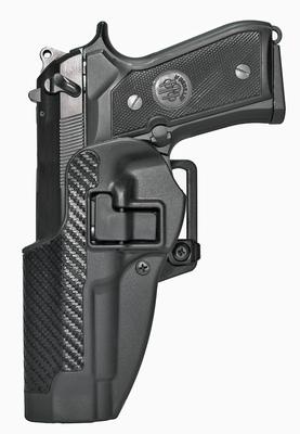 CQC Carbon Fiber Serpa Active Retention Holster Textured Black Left Hand For H&K USP Compact and P-2000