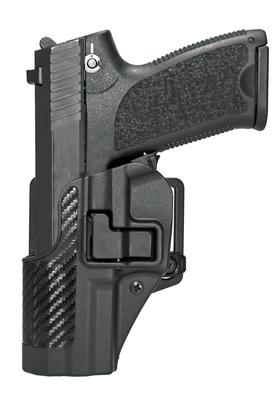 CQC Carbon Fiber Serpa Active Retention Holster Textured Black Left Hand For H&K USP Full Size