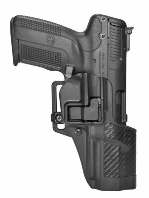 CQC Carbon Fiber Serpa Active Retention Holster Textured Black Right Hand For Smith & Wesson M&P 9mm/.40 Caliber