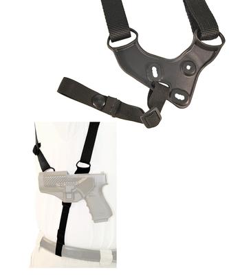 Shoulder Harness For Serpa Holster Platform Blalck Large Left Hand