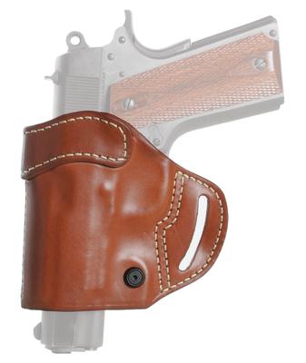 CQC Leather Compact Askins Brown Left Hand For Glock 9mm/.40/.357/Model 36