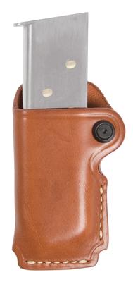CQC Leather Magazine Pouch Single Stack Brown