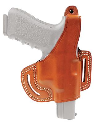 Leather Belt Slide Holster With Thumb Break Brown Right Hand For Glock 20/21/39/30/37/38/39