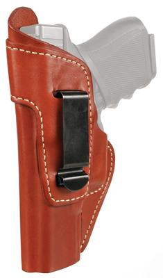 Leather Inside The Pants Holster With Clip Brown Left Hand For Glock 26/27/33