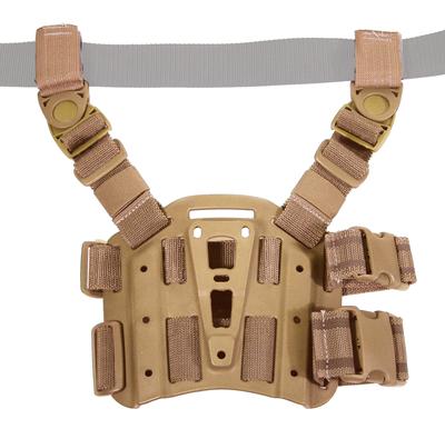 CQC Tactical Holster Platform With Rails Coyote Tan