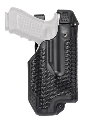 Epoch Level 3 Light Bearing Duty Holster Basketweave Finish Black Left Hand Glock 17/22/31